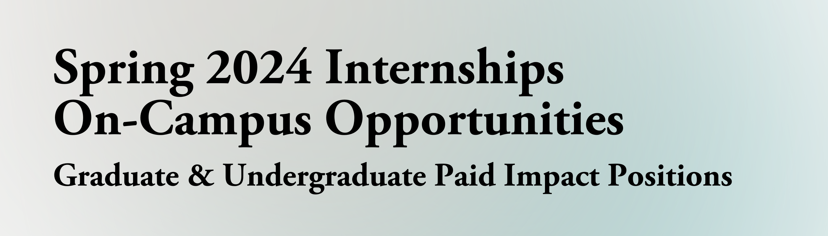 CIE paid positions now available