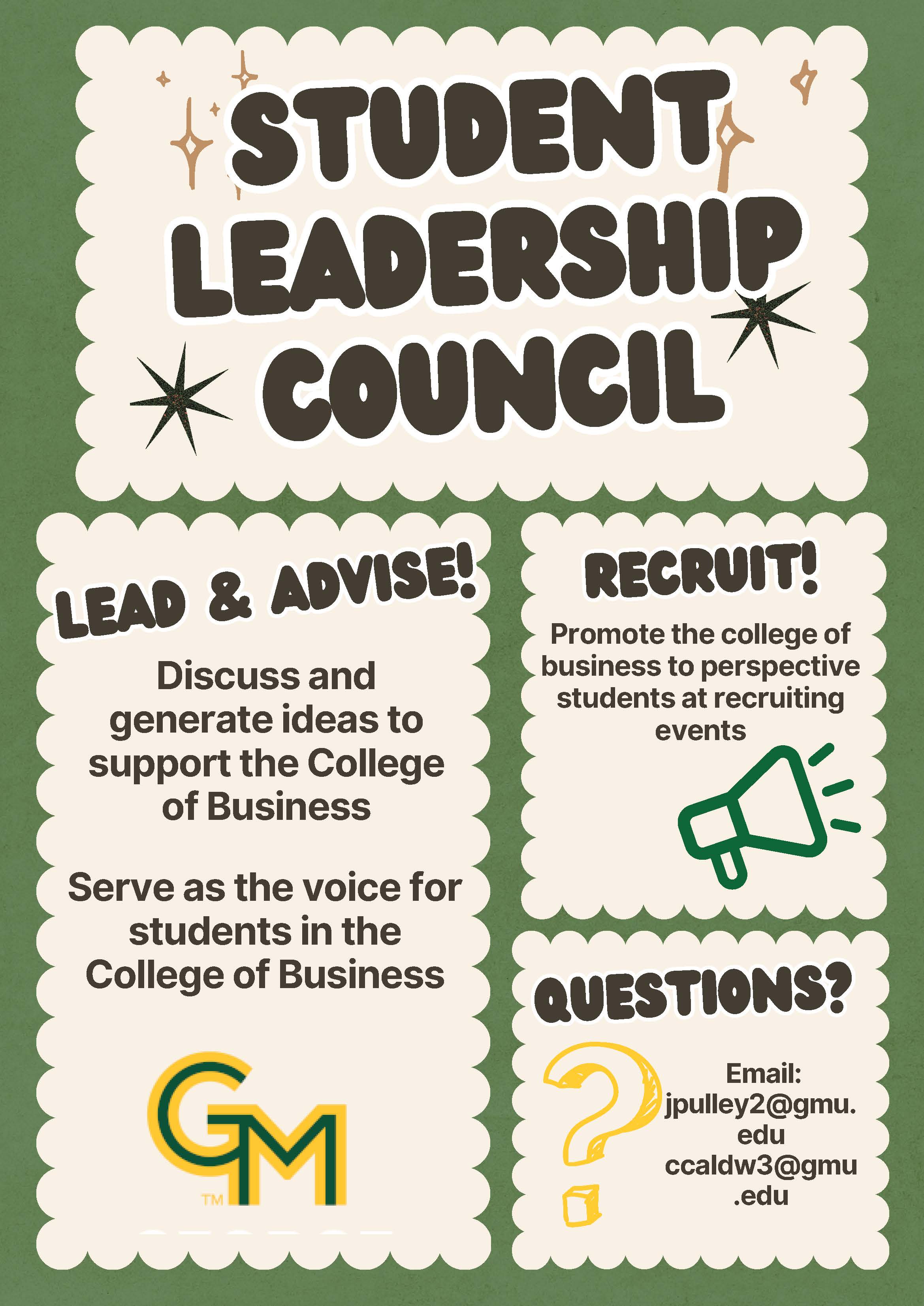 Student Leadership Council - Lead and Advise - Applications open Jan 29 - Feb 4